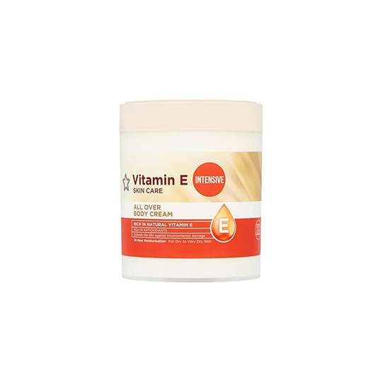 Superdrug Vitamin E Intensive All Over Body Cream 475ml