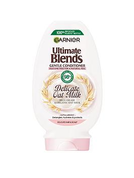 Garnier Ultimate Blends Delicate Oat Milk Soothing Vegan Conditioner For A Sensitive Scalp And Fragile Hair Enriched With Oat Milk &Amp; Rice Cream 400Ml