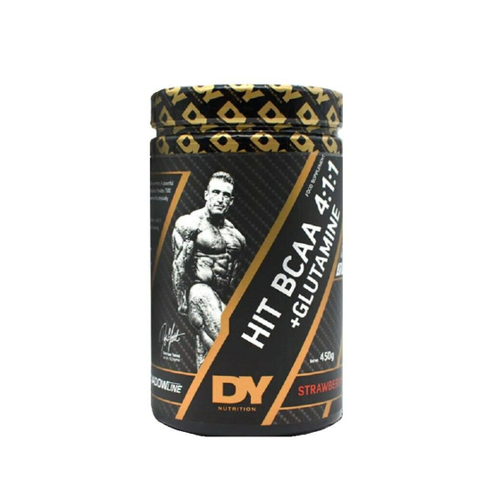 (Strawberry) Dorian Yates HIT BCAA 4:1:1 + Glutamine 450g Amino