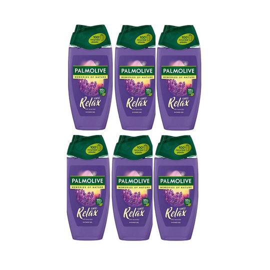 Palmolive Memories Of Nature Sunset Relax Shower Gel - 6 x 250ml