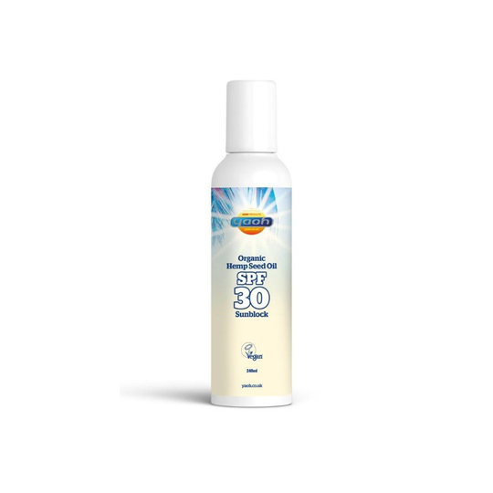 Hemp Seed Oil Sun Block SPF 30, Organic 240ml (Yaoh)