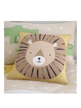 Catherine Lansfield Roarsome Animals Cushion - Multi