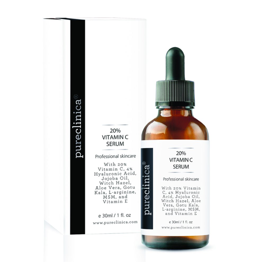 20% Vitamin C Serum (with 4% HA, 2.5% L-Arginine, 2.5% Vitamin E, 1% Ferulic Acid)