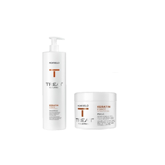 Montibello Naturtech Keratin Force Shampoo 1000ml and Mask 200ml