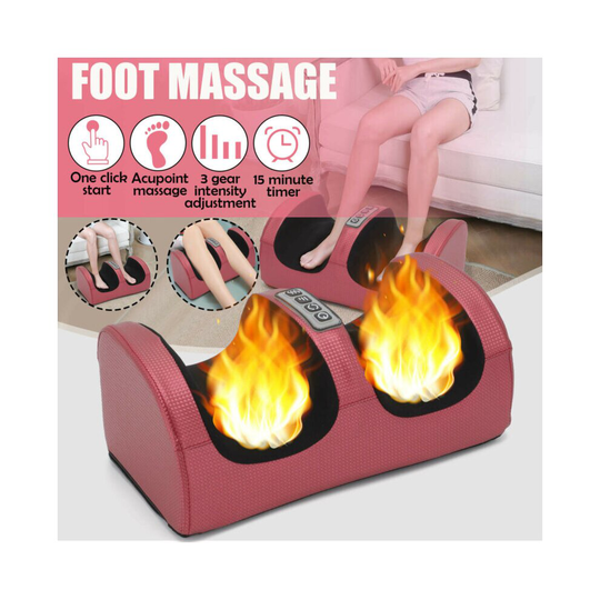 Electric Foot Leg Warmer Massager Relaxing Heated Feet Soft Comfort
