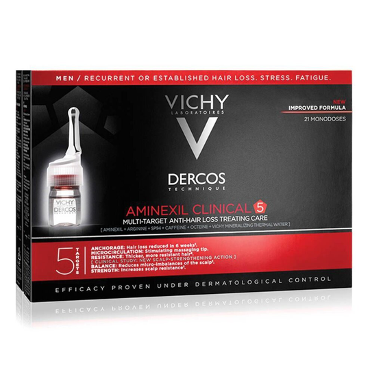 Vichy Dercos Aminexil Clinical 5 Men Monodoses 6 mL 21's
