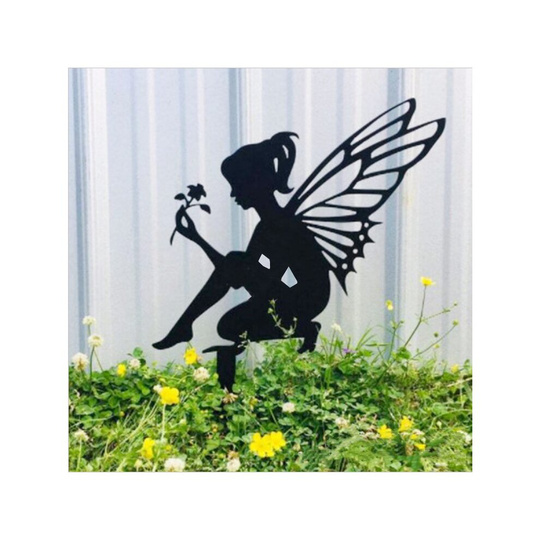 (B) Fairy Garden Metal Iron Crafts Pendant Pendant