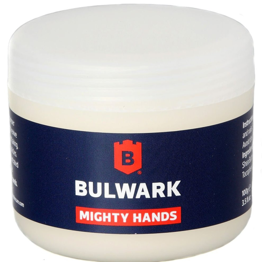 Hand Cream for Hard Working Hands - Mighty Hands from Bulwark, 100% Natural Safe Barrier Cream for Men, with Shea Butter, Vitamin E & Hemp Oil,...