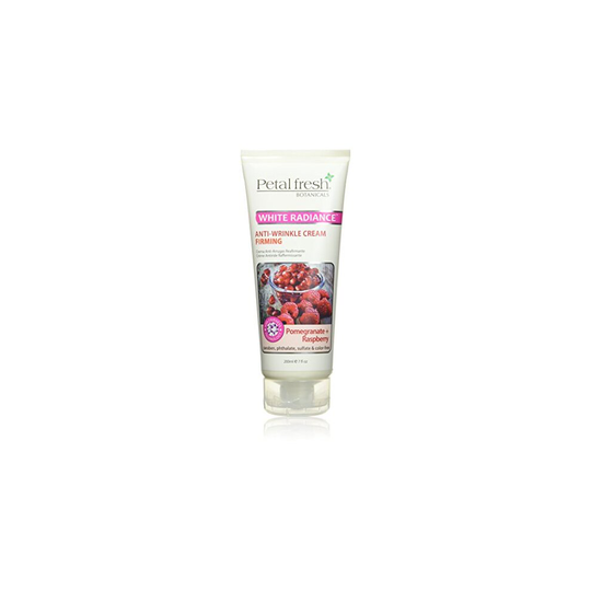 Petal Fresh Botanicals Whitening Firming Anti-Wrinkle Cream, Pomegranate and Raspberry, 210ml