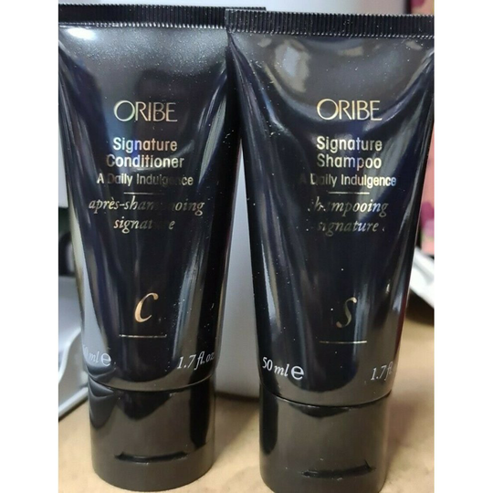 Oribe Signature Shampoo & Conditioner Set 50ml Foil Sealed