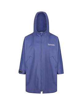 Junior Waterproof Changing Robe - Blue