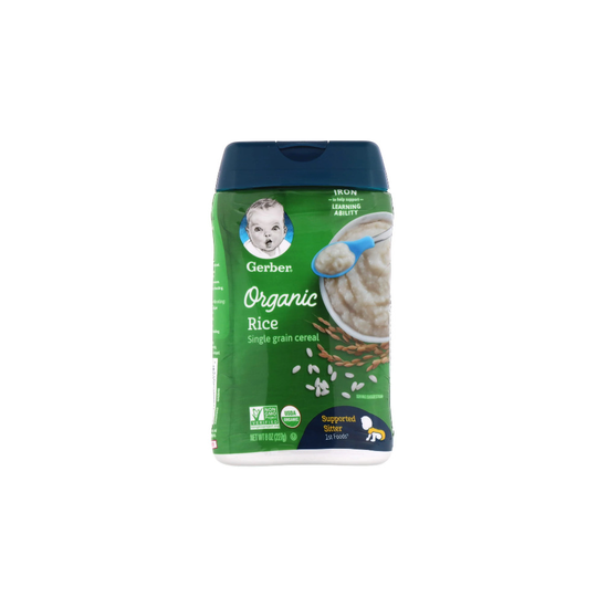Gerber, Single Grain Cereal, Organic Rice, 227g