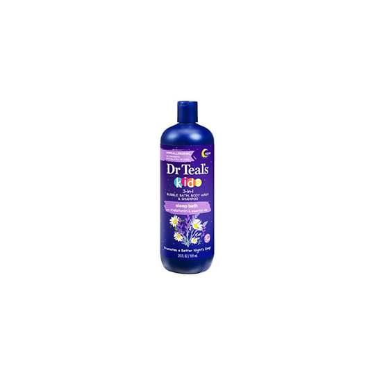 Dr Teals Kids 3-in-1 Bubble Bath, Body Wash & Shampoo Sleep Bath (1) 20 Fluid Ounce Bottle
