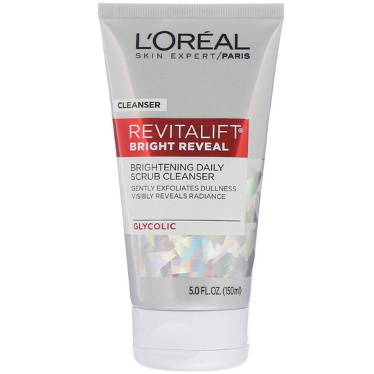 L'Oreal, Revitalift Bright Reveal, Brightening Daily Scrub Cleanser