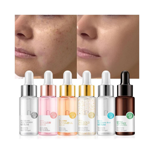 (Vitamin Serum) Cherry Blossom Serum Moisturizing Firming Skin Shrink Pores Brighten Skin Color Face Care Essence