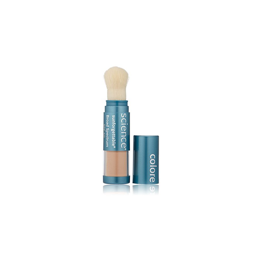 Colorescience Sunforgettable Mineral SPF 50 Sunscreen Brush, Medium, 0.21 oz.