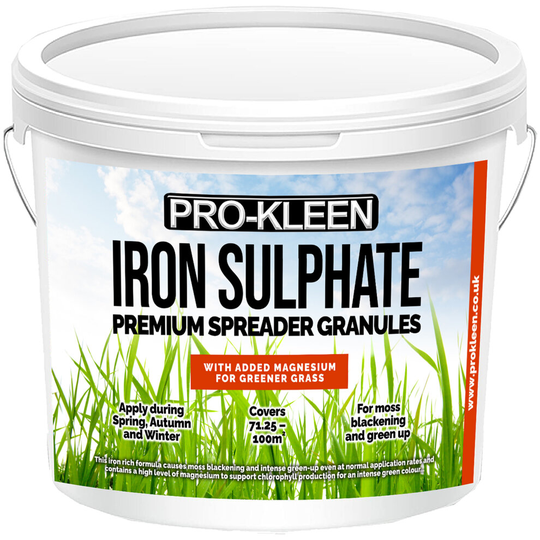 (1 x 2.5KG) ProKleen Iron Sulphate Spreader Granules