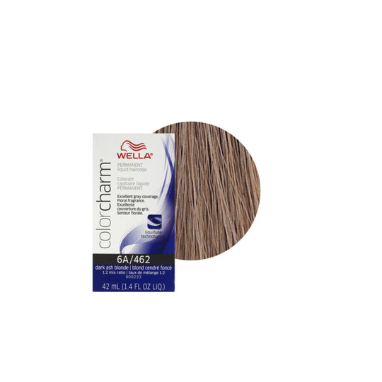 (6A Dark Ash Blonde ) Wella Color Charm Permanent Liquid Color | Wella Permanent Hair Dye
