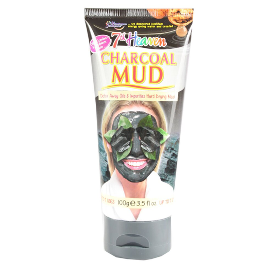 7th Heaven Charcoal Mud Face Mask 100ml Travel Tube