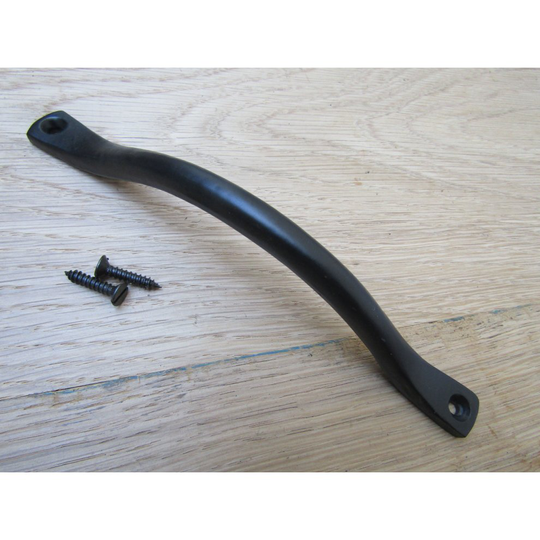7" Flat End Cabinet Pull Handle Black Antique