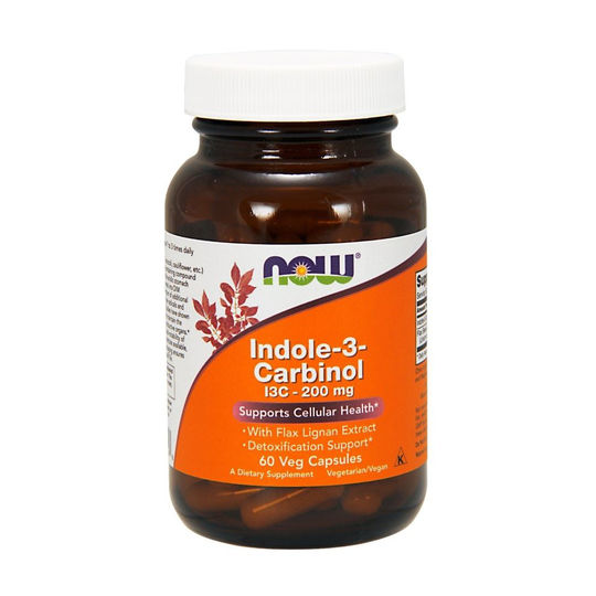 NOW Foods Indole-3-Carbinol (I3C), 200mg - 60 vcaps