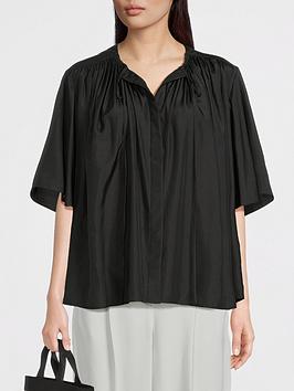 Joseph Bristow-Dress-Habotai - Black