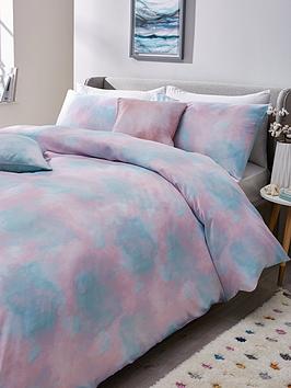 Maya Watercolour Duvet Cover Set - Multi