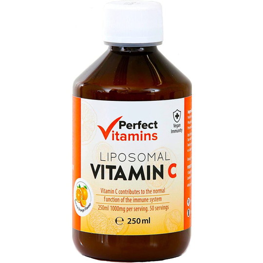 Perfect Vitamins Liposomal Vitamin C - Liquid Vitamin C Supplement Supports Immune System, Skin Health, Energy -...