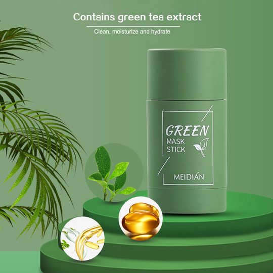 Green Tea Natural Purifying Clay Facial Mask Stick