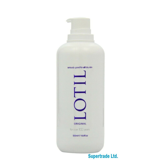 Lotil Original Cream Pump Dispenser Good For Dry Skin Moisturiser Cream - 500ml
