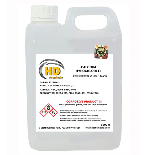 (1600g) Calcium Hypochlorite 26.2 - 32.3 g/100g