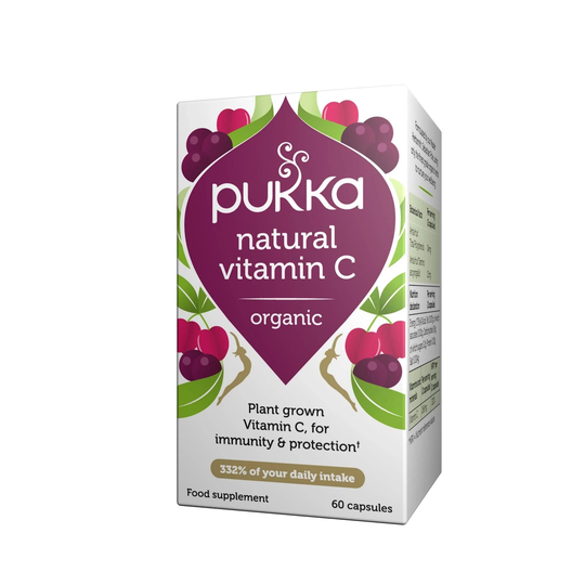 Pukka Natural Vitamin C, 60 VCapsules