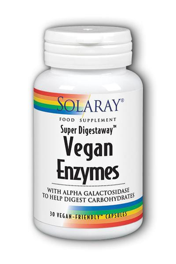 Solaray Vegan Enzymes, 30 VCapsules