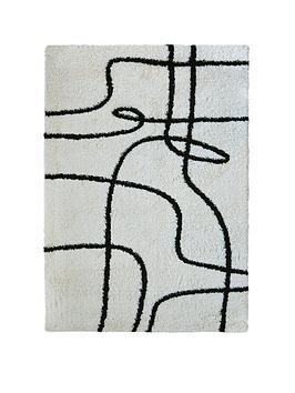 Very Home Snug Abstract Lines Rug