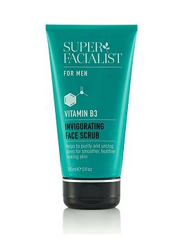 Super Facialist Superfacialist For Men Vitamin B3 Invigorating Face Scrub 150Ml