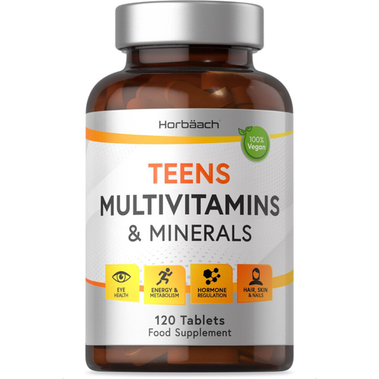 Multivitamin for Teens|120 Tablets| By Horbaach