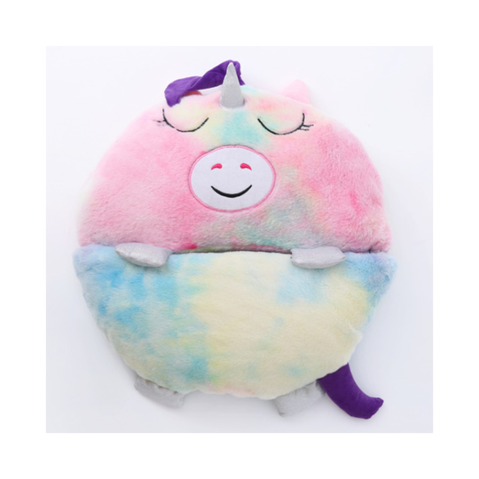 (Tie Dye, 180*70cm) Happy Nappers Kids Cartoon Sleepsacks Plush Doll Pillow Animal Sleep Sack