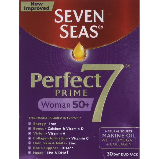 Seven Seas Perfect7 Prime 50+ Woman, 30 Day Duo Pack