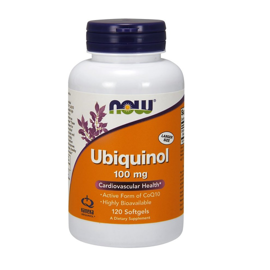 NOW Foods Ubiquinol, 100mg, 120 softgels