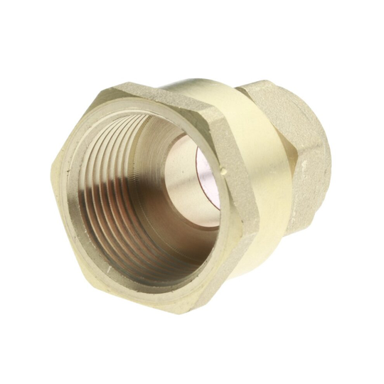 Compression 15mm x 1/2" Straight Connector Female Iron