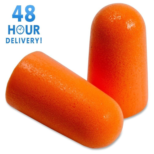 (5) Ear Plugs Sleep SNR 1100 33dB Hypoallergenic foam Tapered shape work PPE