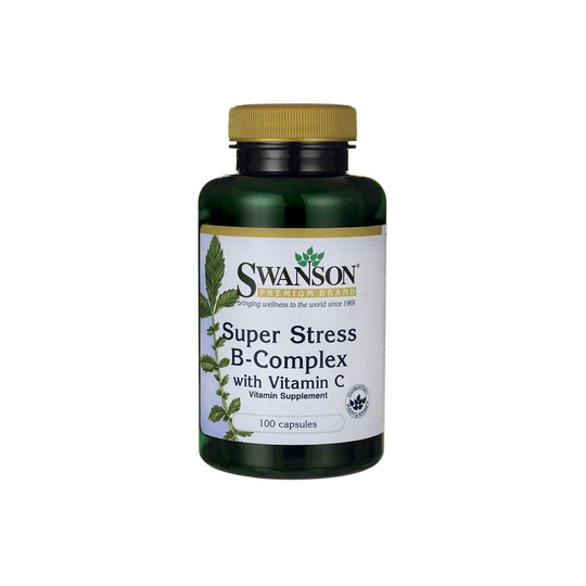Swanson Super Stress B-Complex with Vitamin C - 100 caps