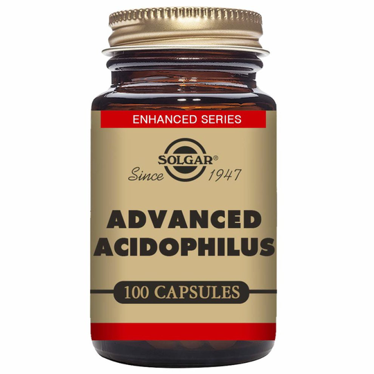 Solgar Advanced Acidophilus Vegetable Capsules - Pack of 100