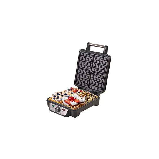 CAMRY Waffle Maker 1150 W Black, Multicolour, One Size, CR 3025