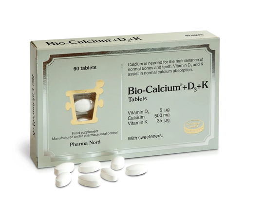 Pharma Nord Bio-Calcium + D3 + K1+k2, 500mg, 60 Tablets