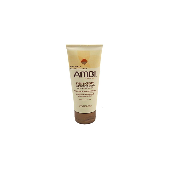 Ambi Even & Clear Exfoliating Wash 5 oz(Pack of 3)
