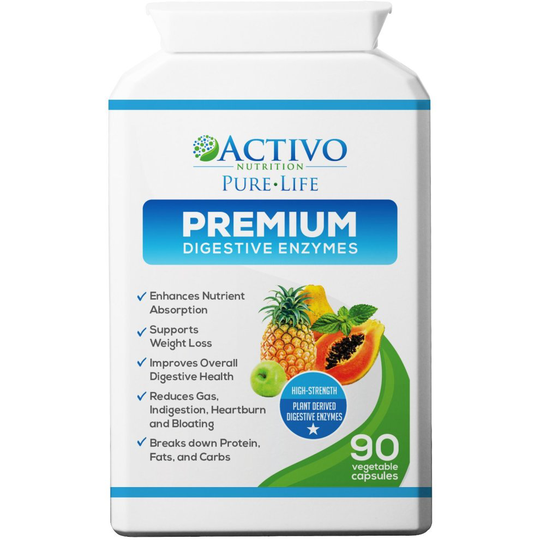 Premium Digestive Enzymes Recommended by Naturopath Max Tomlinson in Marie Claire Magazine as a Blend to Relieve Gas & Bloating for Men and Women,...