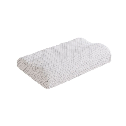 (Rhombic Lattice) 50*30 Sleeping Bamboo Memory Foam Orthopedic Pillow Neck Protection Slow Rebound