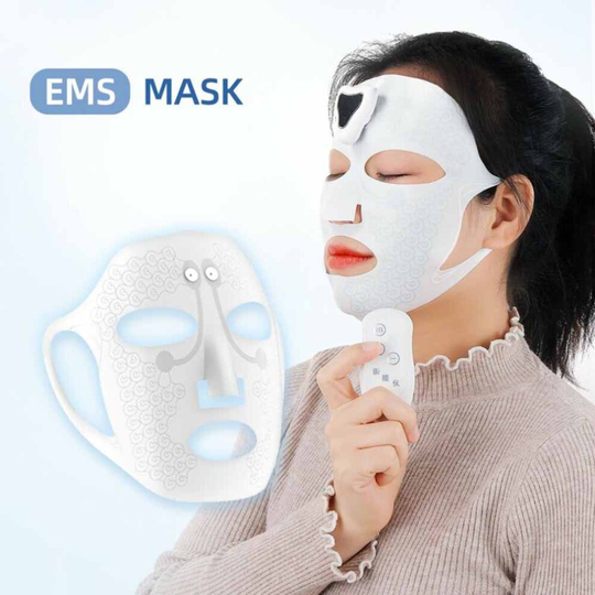 EMS Microcurrent Face Massager Skin Tightening Lifting Mask Beauty Machine SPA
