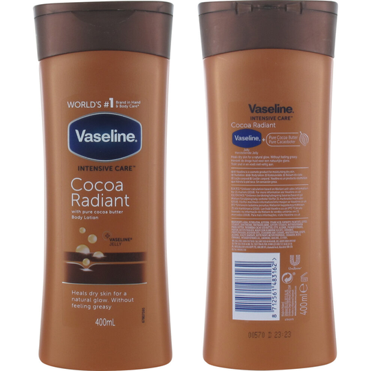 Vaseline Intensive Care Cocoa Radiant Body Lotion 400ml